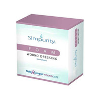 Safe N' Simple Simpurity Foam Wound Dressing in a sterile packet