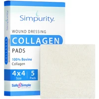 Safe n' Simple Simpurity Collagen Wound Dressing in sterile packaging