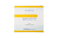 Safe N Simple 2x2 antimicrobial sterile gauze sponge packaging
