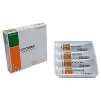 Side view of Iodosorb gel tube with usage instructions visible