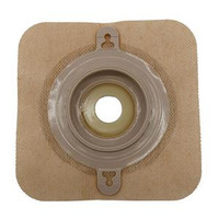 Safe N Simple 5" x 5" Extended Wear Convex Ostomy Wafer 50mm (2") 1" Precut packaging