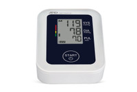A&D Medical blood pressure monitor with instruction manual and packaging