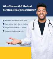 A&D Medical monitor with AA batteries included