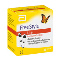 Abbott FreeStyle Lite 50 Test Strips For Glucose Care