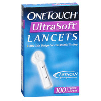 OneTouch Ultra Soft Lancets 100/bx For GLucose Care