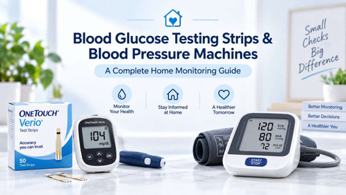 Blood Glucose Testing Strips & Blood Pressure Machines: A Complete Home Monitoring Guide