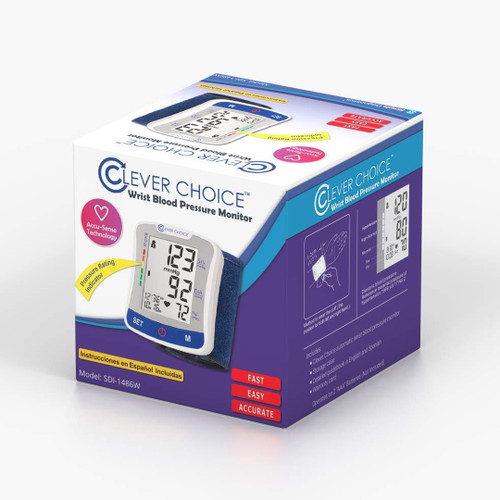  Clever Choice Fully Auto Wrist BP Monitor SDI-1586W 