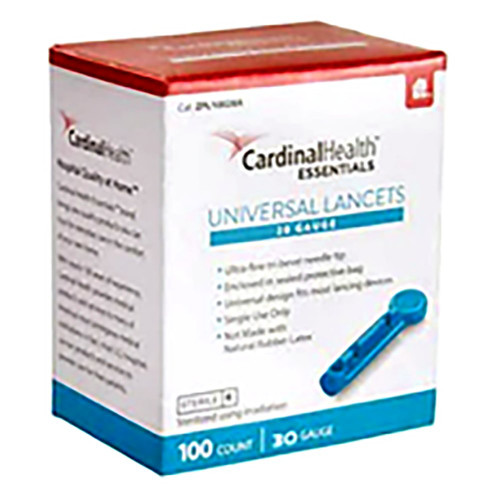 Cardinal Health ReliaMed Twist Top Lancets 30G 100/BX [2 Pack] For GLucose Care