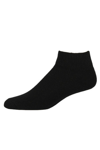 Curative Diagnostics Diabetic Socks Size 10-13 Ankle Set of 3 Pair Pack - Black
