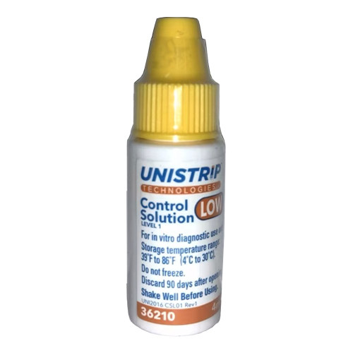 UniStrip Glucose Control Solutio For GLucose Care