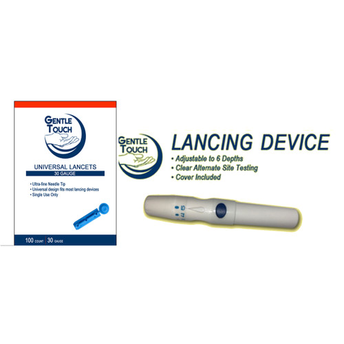 Ascensia Bayer Contour Next EZ Meter [+] Next 50 Test Strips, Lancing Device & Lancets For Glucose Care