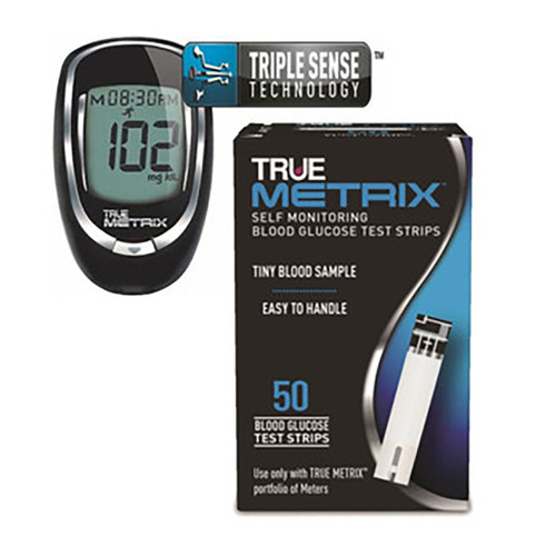 TRUE Metrix Meter [+] Metrix 50 Test Strips For GLucose Care