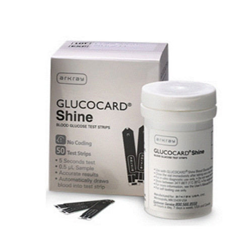  Arkray Glucocard Shine 100 Test Strips
