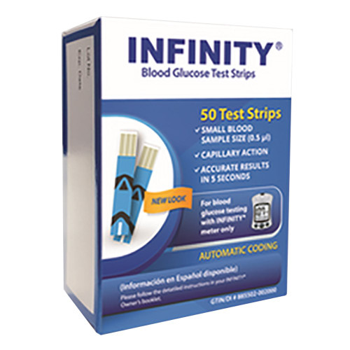 Infinity Glucose Starter Kit With 50 Test Strips, Lancing Device & Lancets