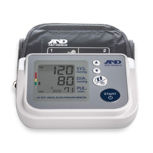 A&D Multi-user Upper Arm Automatic BP Monitor With Accufit Plus Wide Range Cuff