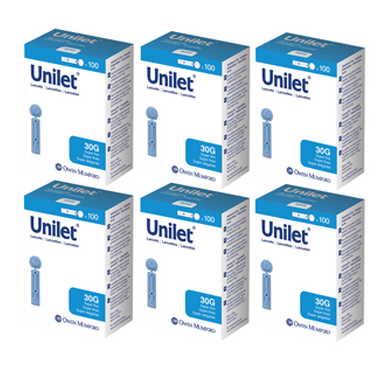 Unilet Super Thin 30G - 100 Ct - #AT 0575 [ 6 Pack ]
