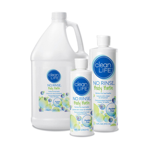 CleanLife No-Rinse Body Bath 8 oz