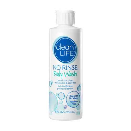 CleanLife Products No-Rinse Body Wash 8 OZ