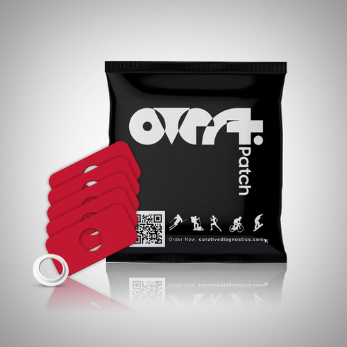 Overt FreeStyle CGM Flexible Patch with Ring - Red [5 pack] For Libre or Libre 2