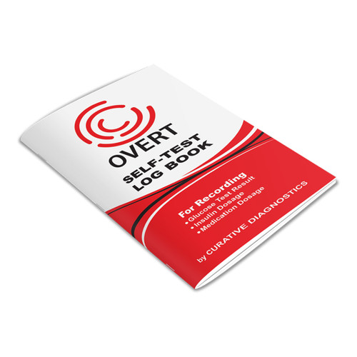 Overt Diabetic Log Book  for recording glucose reading [ 5 Pack ]