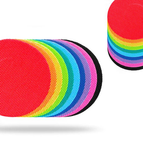 Overt FreeStyle CGM Flexible Patches - Round Assorted Vibrant Color [5 pack]