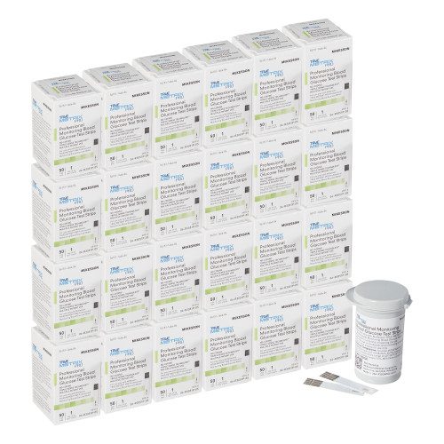 TRUE Metrix Pro Blood Glucose 1200 Test Strips By McKesson