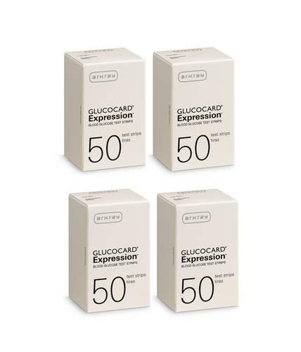 Arkray Glucocard Expression Meter with Expression 200 Test Strips