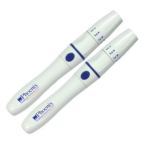 Phoenix healthcare Lancing device [ 2 Pack ]