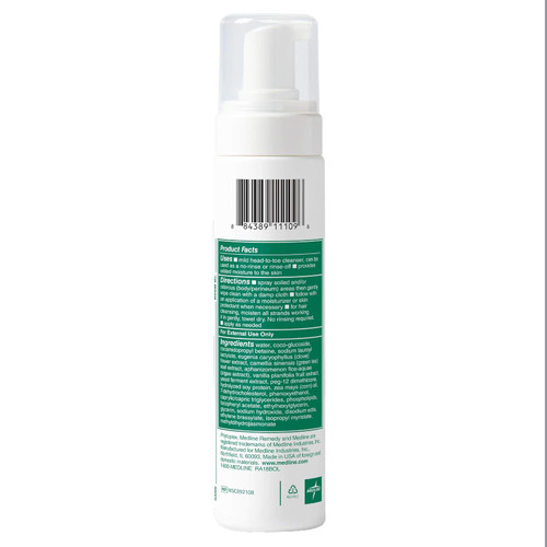 Remedy Clinical No-Rinse Foam Cleanser, Vanilla Scent, 8oz