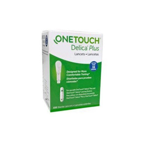OneTouch Delica Plus 33 Gauge Lancets - 200 Lancets