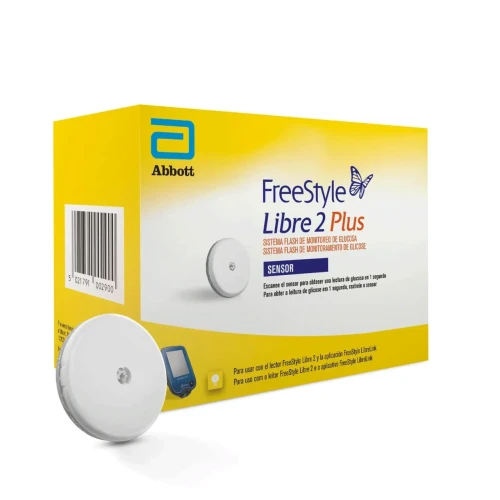 FreeStyle Libre 2 Plus CGM Sensors Works with Insulin Pumps