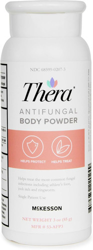 Thera Antifungal 2% Strength Powder Skin Protectant 3 oz Shaker Bottle By McKesson