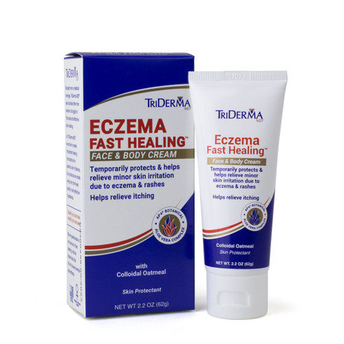 TriDerma Eczema Fast Healing Cream | Steroid-Free Relief for Face & Body