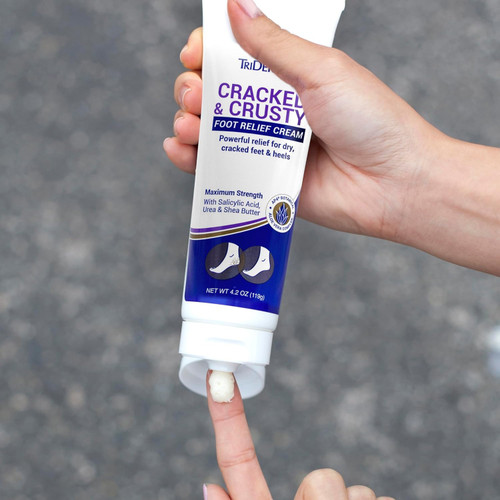Triderma Cracked & Crusty Healthy Foot Cream 4.2 Oz Tube 93425 