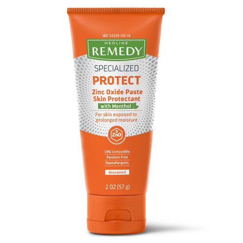 Medline Remedy Specialized Extra Thick Zinc Oxide Paste With Menthol 8 0z