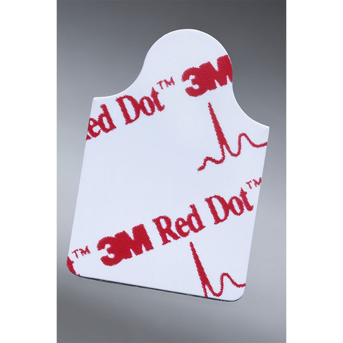 3M Red Dot 2330 electrode with extra-large tabs – easy handling and secure lead wire attachment