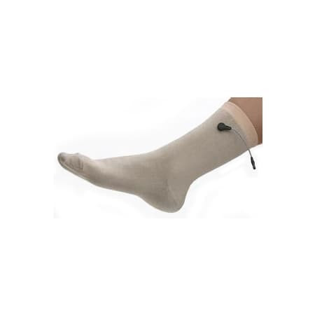 Hand-washable conductive electrode sock product shot