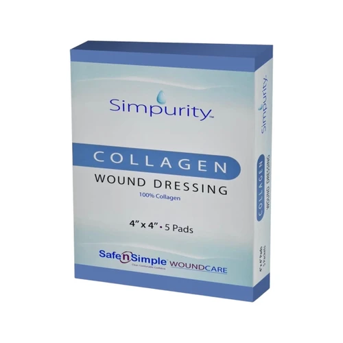 Safe N' Simple Simpurity Silicone Contact Layer Dressing in sterile packaging