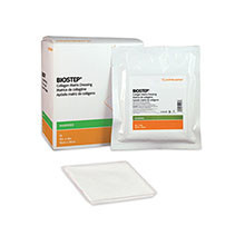 Smith & Nephew Biostep Ag Collagen Matrix Dressing with Silver 4 x 4 inch single sheet