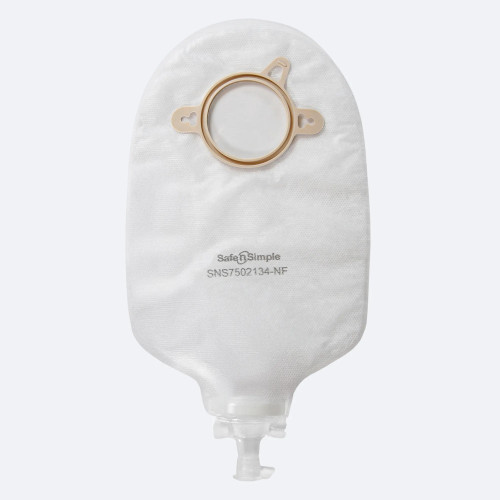 Safe N Simple 9" Urostomy 2-Piece Pouch 50mm Transparent packaging