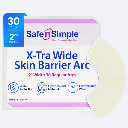 Safe N Simple 2" Skin Barrier Arc Waterproof packaging