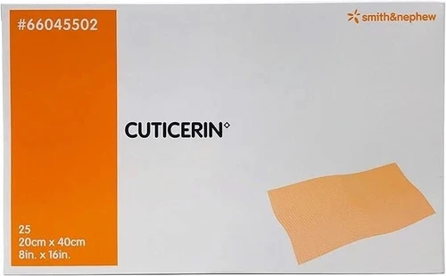 Smith & Nephew Cuticerin Gauze Dressing 8" x 16" packaging