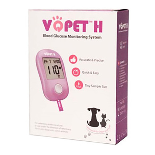 VQ PET H Blood Glucose Monitoring System for Pet Use Starter KIT VQ PET H Blood Glucose Monitoring System for Pet Use Starter KIT
