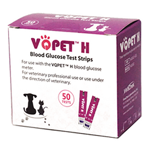 VQ PET H Blood Glucose Test Strips 50 Count VQ PET H Blood Glucose Test Strips 50 Count