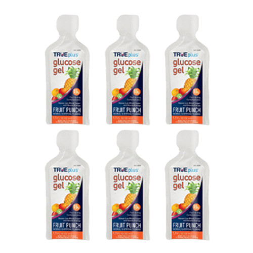 TRUEplu Glucose Gel Packet, Fruit Punch 6 Pack, 67P2H01FP01
