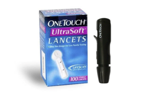 OneTouch Ultra Soft Lancing  Device - Black old design OneTouch Ultra Soft Lancing  Device - Black old design