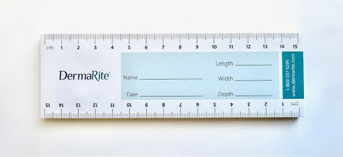 DermaRite Wound Measuring Guide - Package of 50