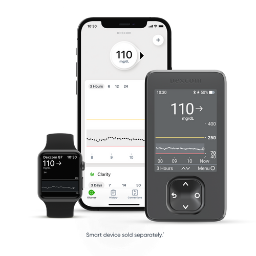 Dexcom G7 All-in-One Sensor and Transmitter - CGM 3-Pack - Medical