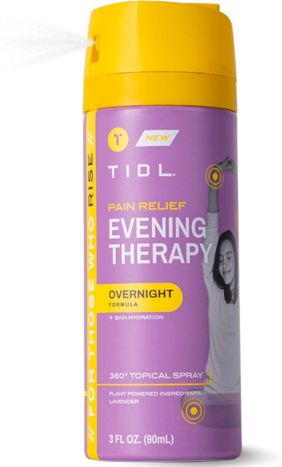 TIDL Evening Therapy Spray with Lavender - Nighttime Muscle Recovery & Relaxation Aid | 3 TIDL Evening Therapy Spray with Lavender - Nighttime Muscle Recovery & Relaxation Aid | 3