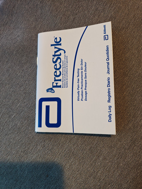 Abbott FreeStyle Log Book - 30 Weeks Old Discontinued Logbook